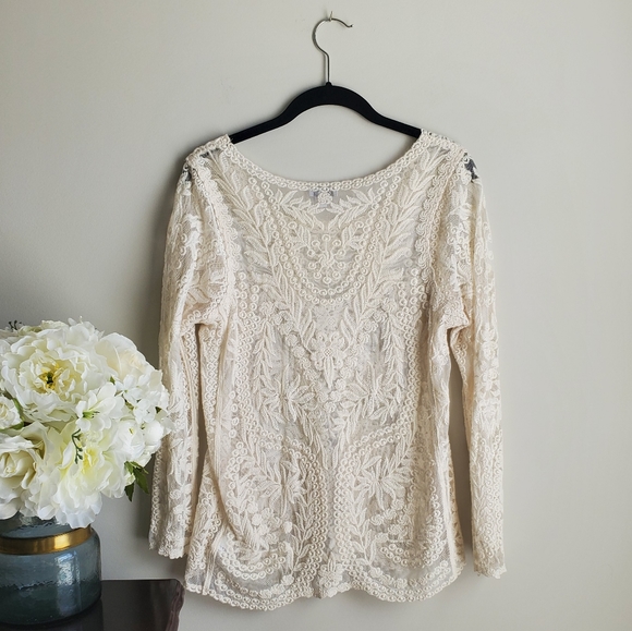 Express Lace Top - Picture 2 of 3